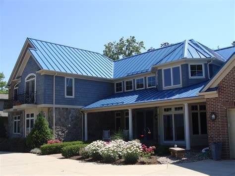 dark blue house metal roof|slate blue metal roof.